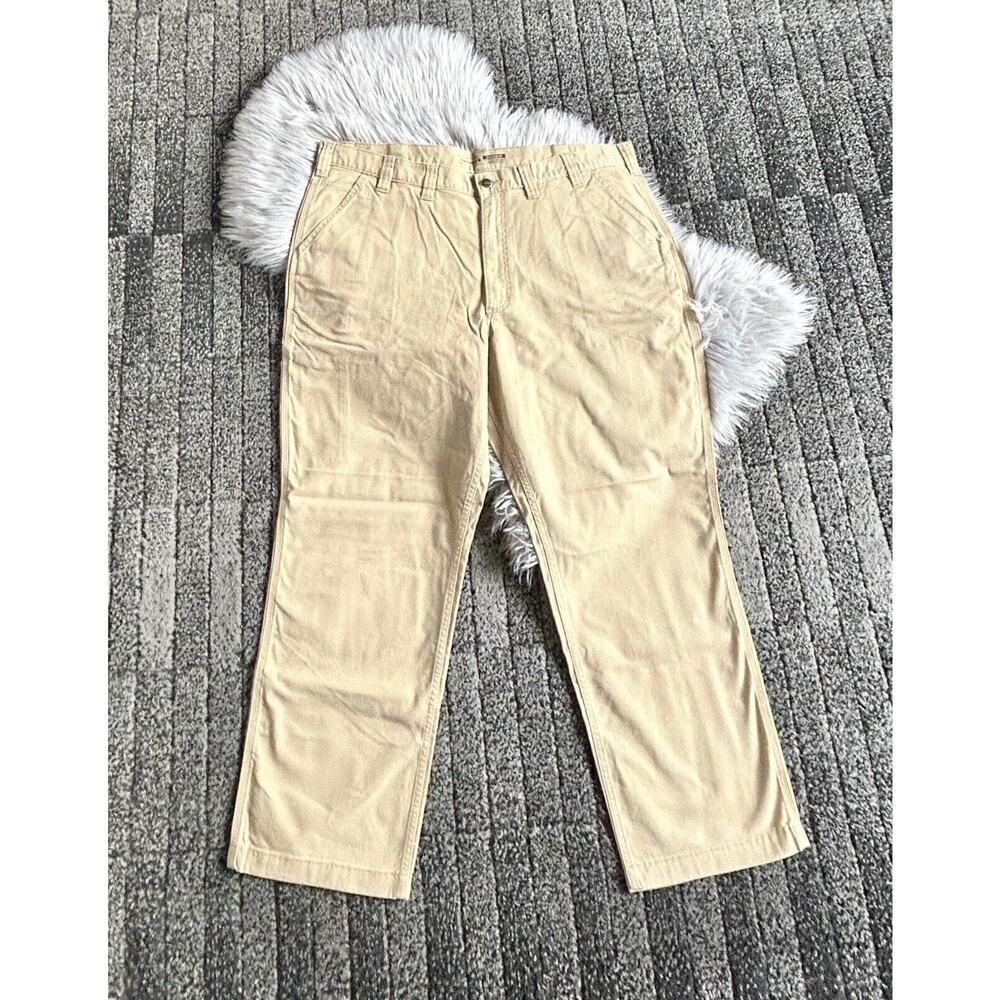 Carhartt Relaxed Fit Canvas‎ Work Pant Big & Tall 44x30 BN2291-M Tan MSRP $49.99